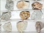 Mixed Indian Mineral & Crystal Flat - Pieces #95616-1